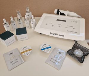 Skin Oxymizer - Die Sauerstofftherapie: Sauerstoffanreicherung, sanftes Vibro Peeling und gezielte Wirkstoffzufuhr für strahlende, gesunde Haut.